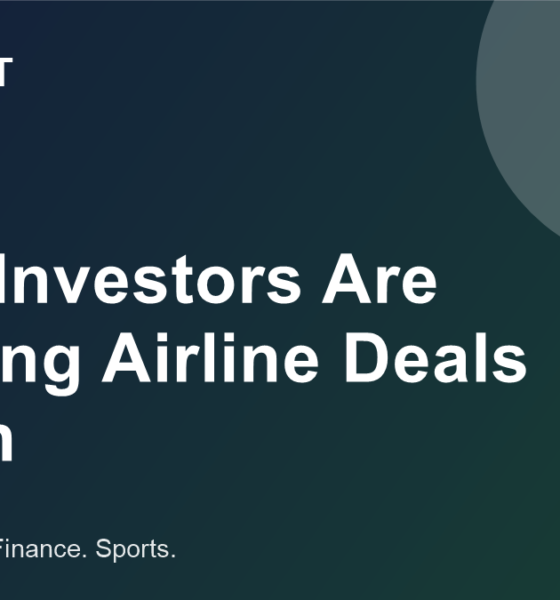 Fastgist graphic for a finance story about airline takeover interest