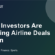 Fastgist graphic for a finance story about airline takeover interest