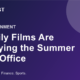 Fastgist graphic for a story about family movies and the summer box office