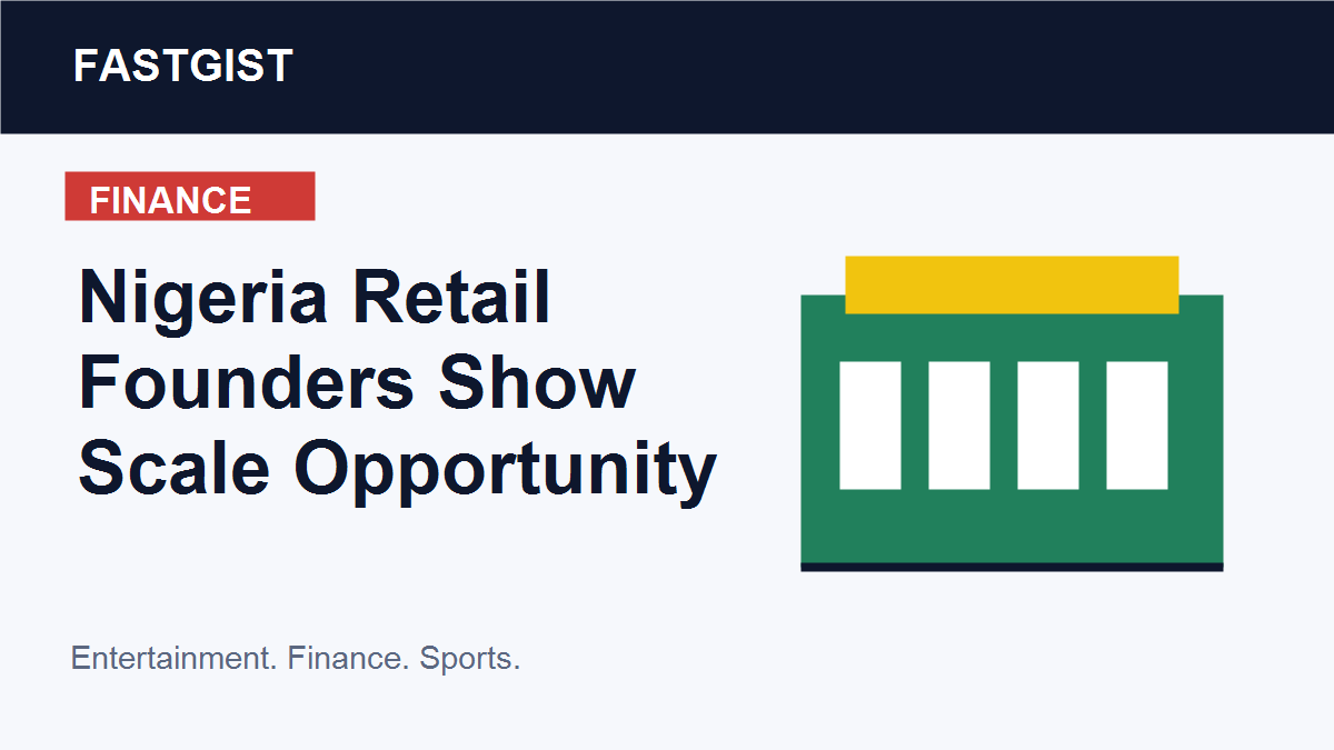 Editorial illustration of organised supermarket retail in Nigeria